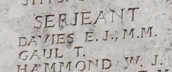 Ernest John Davies (MM)