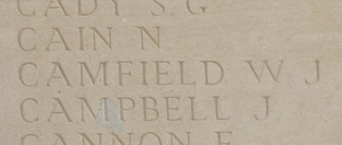 Wilfred John (poss. John Wilfred) Camfield