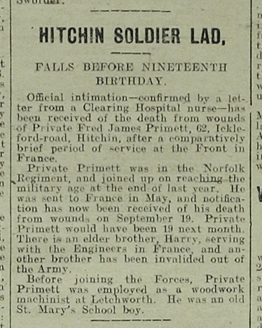 Frederick James Primett(*1)