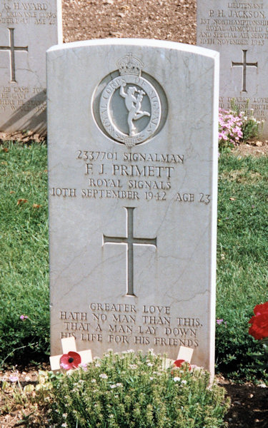 Frederick James (Harry) Primett