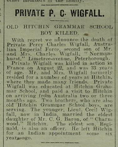 Percy Charles (Aka Williams) Wigfall